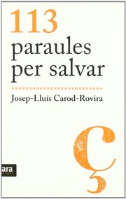 113 paraules per salvar