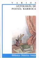 Antologia De Poesia Barroca (Biblioteca Didactica Anaya)